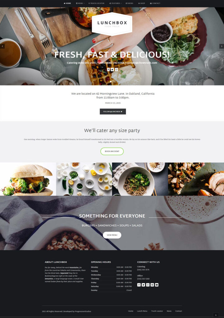 RestaurantSampleFullwidthHeroStarter